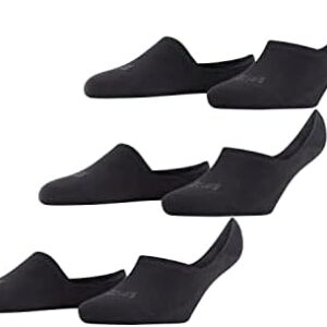 FALKE Women's Step 3-Pack Liner Socks Sustainable Cotton Black Beige White No Show Hidden In Shoe Plain For Summer Multipack 3 Pairs