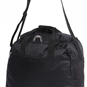 Aerolite New Summer 2023 Easyjet 45x36x20 Maximum Size Carry On Holdall Travel Duffel Bag Cabin Luggage Lightweight Under Seat Flight Bag with 5 Year Warranty, Black, Cabin Luggage Under Seat Flight Bag