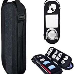 SIDE BY SIDE - Premium Pouch Organizer for Tech, Electronics, Cords, Chargers - Everyday Carry Bag for Cables, Gadgets, Accessories - Storage Case for Travel Essentials for Flying., Shadow, Travel Backpacks