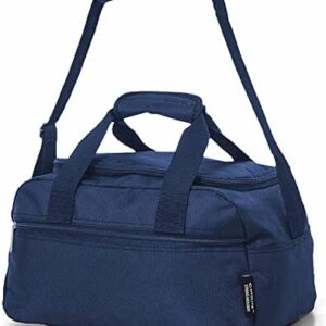 Aerolite New Summer 2023 Ryanair Cabin Bags 40x20x25 Maximum Size Foldable Carry On Premium Bag Holdall Small Lightweight Cabin Luggage Under seat Flight Travel Duffel Bag with 5 Year Guarantee, Navy, CABIN