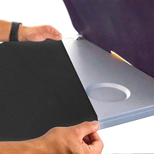 Linkidea Airline Tray Table Cover, Airline Pouches Seat Back Organizer and Storage for Personal Items, Flying Sanitary Travel Accessories (Black) - Image 5
