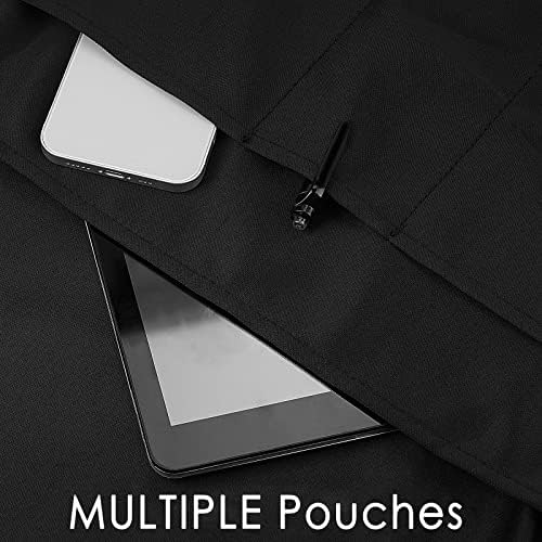 Linkidea Airline Tray Table Cover, Airline Pouches Seat Back Organizer and Storage for Personal Items, Flying Sanitary Travel Accessories (Black) - Image 3