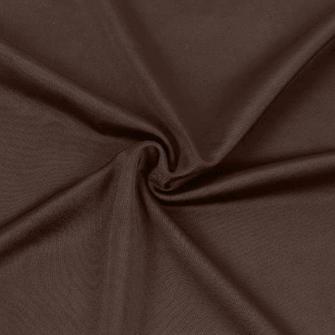 GANNEPIE Travel Luggage Cover Black Printed Suitcase Cover Fits 18-32 Inch, Brown With Pocket, L(26-28 inch luggage) - Image 3