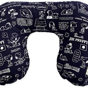 Vanguard Neck Pillow, Air Travel Air Pillow, Navy Neck Holder (Cute Character, Snoopy Dog House Series)