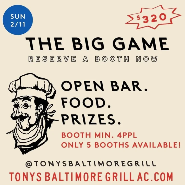 The Best Place in Atlantic City to Catch the Big Game” – Neckies Great Adventures